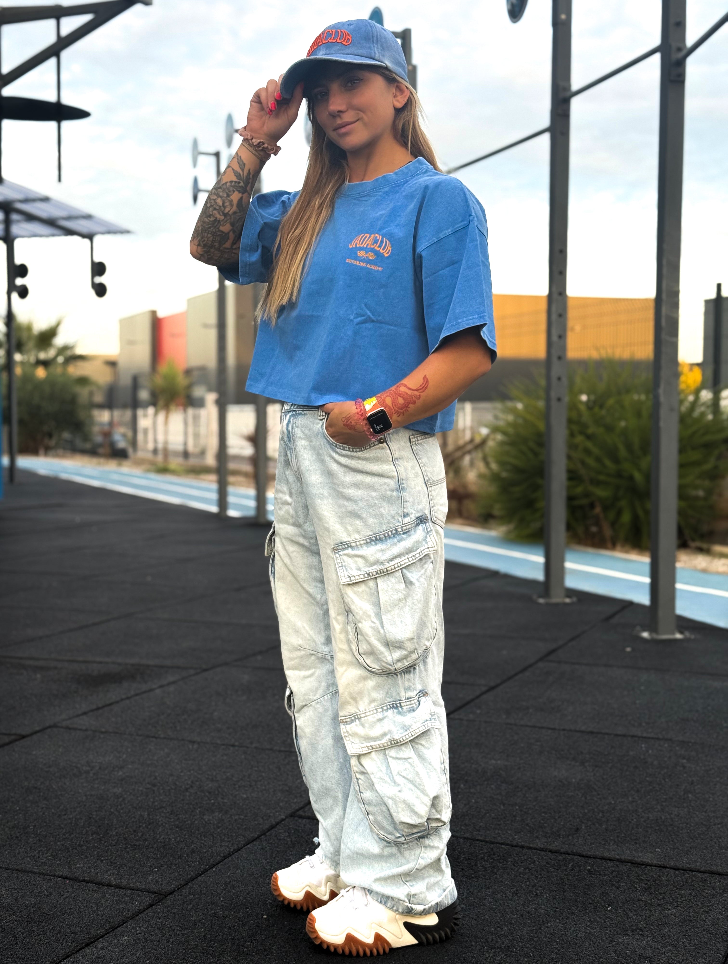 Crop BB Academy Blue
