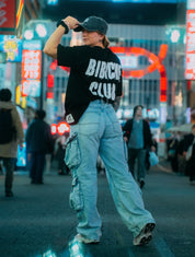 T-Shirt Oversize - Bibiche Club Black