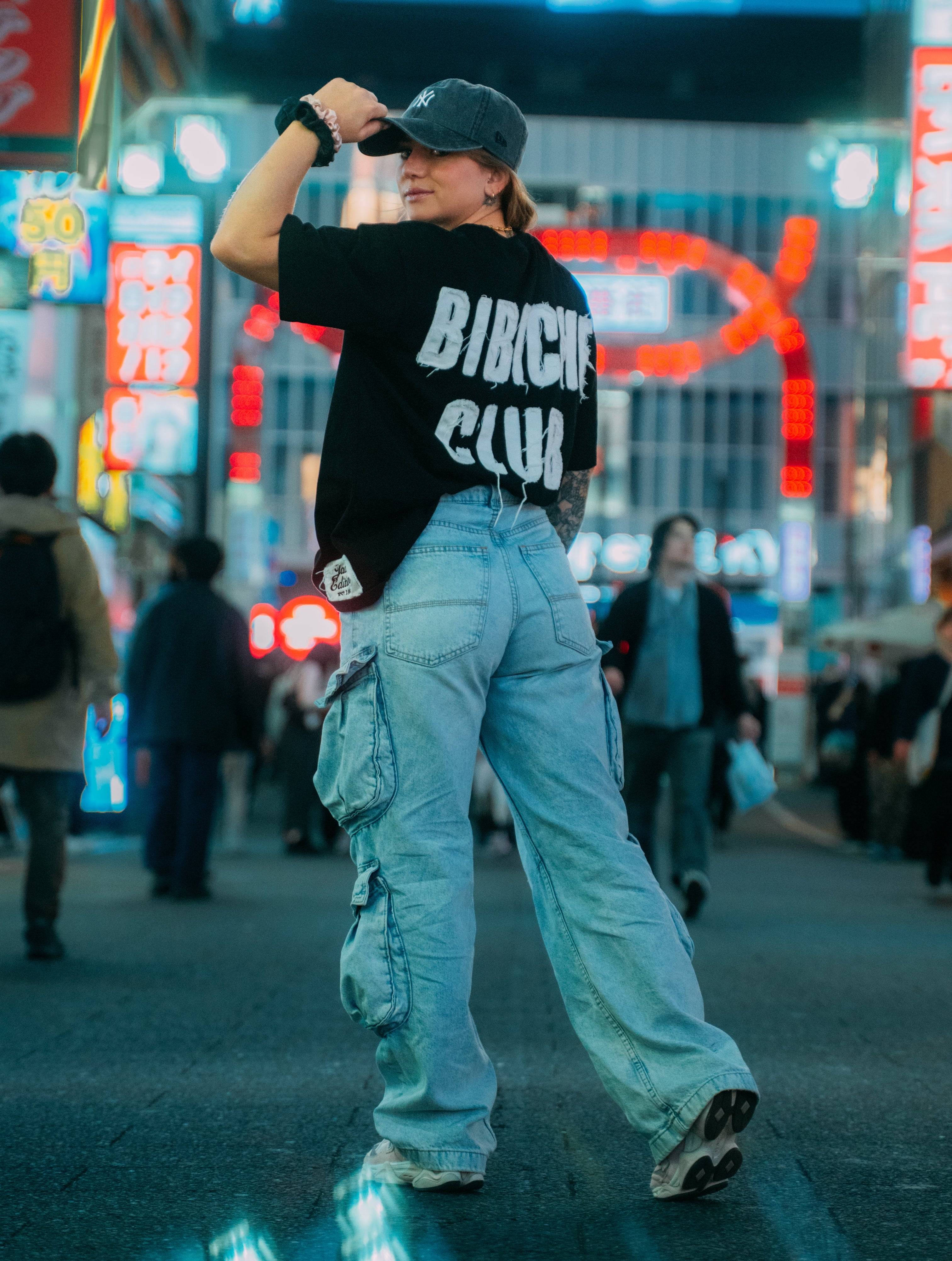 T-Shirt Oversize - Bibiche Club Black