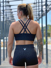 Brassière Léopard Black