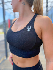 Brassière Léopard Black