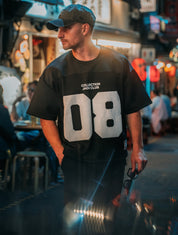 T-Shirt Oversize Mesh - Édition Black