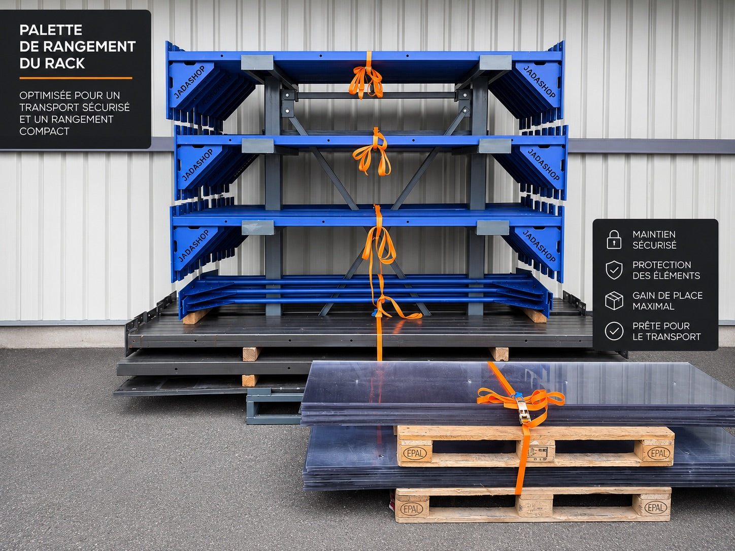 Rack 228cm /couloir (best-seller)