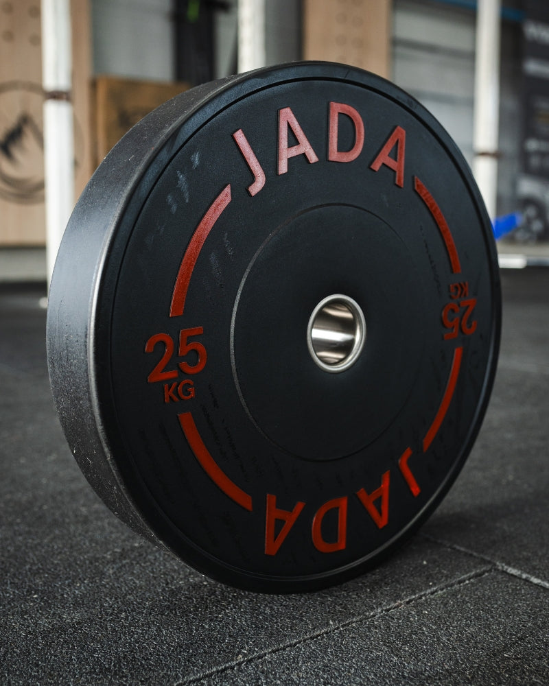 Black Bumper Plate 25KG